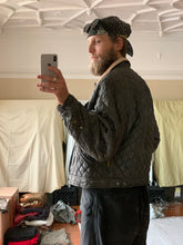 Load image into Gallery viewer, 1990s Armani Heavy Textured Quilted Nylon Trucker Jacket - Size XL