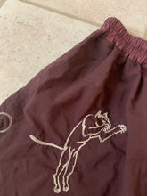 Load image into Gallery viewer, aw2019 Bernhard Willhelm Embroidered Maroon Track Pants - Size M