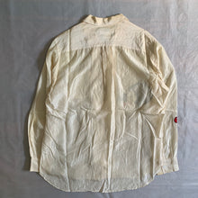 Load image into Gallery viewer, ss2004 Yohji Yamamoto Silk Applique Shirt - Size XL