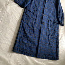 Load image into Gallery viewer, aw1996 Yohji Yamamoto Wool Plaid Long Coat - Size M