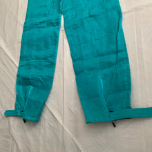 Load image into Gallery viewer, 2000s Armani Teal Linen Technical Trousers with Lampo Zippers - Size M