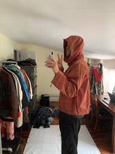 Load image into Gallery viewer, 1940s Vintage WW2 US Navy Faded Red Gunner Smock - Size L