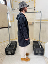Load image into Gallery viewer, 2000s Mandarina Duck Hooded Long Coat with Neck Cutout - Size M