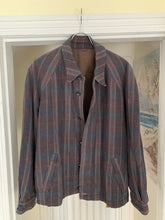 Load image into Gallery viewer, 1980s CDGH Earth Tone Plaid Work Blouson - Size L