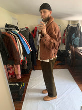 Load image into Gallery viewer, aw1992 Issey Miyake Leather Pillow Neck Flight Jacket with Packable Hood - Size XL