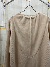 Load image into Gallery viewer, 1980s Marithe Francois Girbaud Wide Quarter Zip Sweater with Neck Cinching Detail - Size L