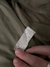 Load image into Gallery viewer, 1990s Armani Textured Iridescent Red Nylon Military Parka with Roll Hood - Size XL