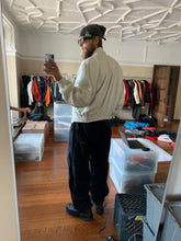 Load image into Gallery viewer, 1980s Issey Miyake White Quilted Nylon Bomber Jacket - Size S