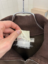 Load image into Gallery viewer, 1990s Katharine Hamnett Brown Textured Quarter Zip - Size M