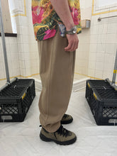 Load image into Gallery viewer, 1980s Katharine Hamnett Khaki Flap Pocket Pleated Trousers - Size M