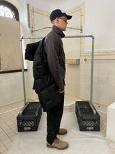 Load image into Gallery viewer, Late 1990s Mandarina Duck Black Hooded Down Parachute Parka - Size L