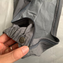 Load image into Gallery viewer, 1990s Lad Musician Gunmetal Full Side Zip Nylon Pants - Size OS