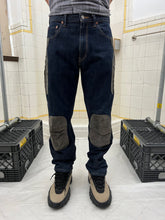 Load image into Gallery viewer, 2001 CDG Homme Homme Leather Reinforced Denim Jeans - Size L