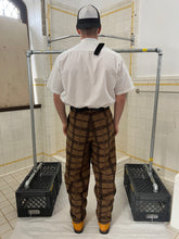 Load image into Gallery viewer, 1980s Armani Earth Toned Plaid Trousers - Size M