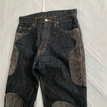 Load image into Gallery viewer, 2000s CDGH Leather Patch Paneled Work Denim - Size M