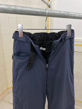 Load image into Gallery viewer, 2000s Armani Navy Futuristic Padded Nylon Pants - Size S