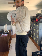Load image into Gallery viewer, 1990s Armani Oversized White Nylon Bomber Jacket - Size OS