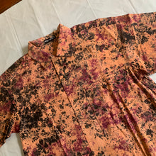 Load image into Gallery viewer, ss1992 Issey Miyake Pink and Black Object Dyed Shirt - Size L