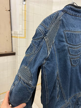 Load image into Gallery viewer, Vintage Padded Denim Moto Jacket - Size M