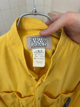 Load image into Gallery viewer, 1980s Marithe Francois Girbaud Mandarin Collar Shirt with Cargo Pockets - Size L