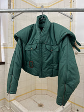 Load image into Gallery viewer, 1980s Marithe Francois Girbaud x Closed Cropped Batwing Bomber with Fur Trim Collar - Size S