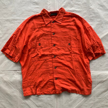 Load image into Gallery viewer, ss1995 Issey Miyake Burnt Orange Light Cotton Boxy Oversized Shirt - Size L
