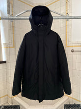 Load image into Gallery viewer, Late 1990s Mandarina Duck Black Hooded Down Parachute Parka - Size L