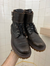 Load image into Gallery viewer, 1990s CDG Leather Buckle Boots - Size 9.5 US