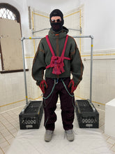 Load image into Gallery viewer, Seeing Red Green Dyed Elephant Trunk Hoodie with Red Token Bag - Size OS