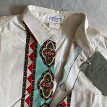 Load image into Gallery viewer, ss1991 Yohji Yamamoto Tribal Pattern Cotton Shirt - Size M