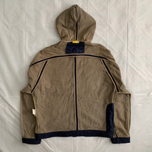 Load image into Gallery viewer, 2000s Mandarina Duck Panelled Cotton Zip Hoodie - Size L