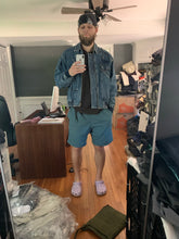 Load image into Gallery viewer, 1980s Katharine Hamnett Washed Denim Cargo Bomber - Size OS