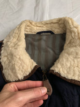 Load image into Gallery viewer, 1990s Armani Quilted B-3 Jacket with Sherpa Lined Collar and Extended Hem - Size XL