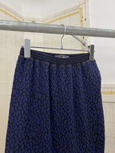 Load image into Gallery viewer, 1980s Issey Miyake Knitted Leopard Print Wrap Skirt - Size XS