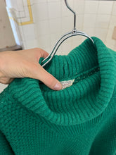 Load image into Gallery viewer, 1980s Marithe Francois Girbaud x Maillaparty Green Turtleneck Sweater - Size M