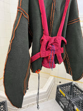 Load image into Gallery viewer, Seeing Red Green Dyed Elephant Trunk Hoodie with Red Token Bag - Size OS