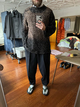 Load image into Gallery viewer, aw1993 Comme des Garcons Homme Plus Pleated Pinstripe Trousers with Bleach Dipped Hems - Size L