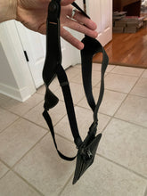 Load image into Gallery viewer, ss2005 Issey Miyake Black Leather Body Holster Bag - Size OS