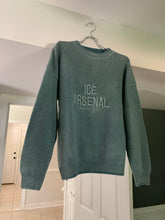 Load image into Gallery viewer, 1990s Armani Embroidered "Ice Arsenal" Faded Knitted Sweater - Size L