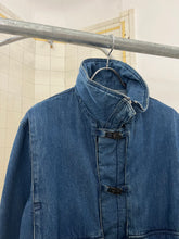 Load image into Gallery viewer, 1980s Marithe Francois Girbaud Denim Cargo Jacket with Front Buckle Closures - Size M