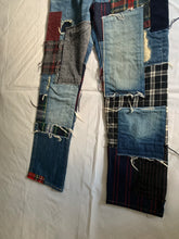 Load image into Gallery viewer, aw2014 Junya Watanabe Reconstructed Patchwork Denim - Size L