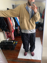 Load image into Gallery viewer, 1990s Armani Faded Yellow Paneled Hooded Work Jacket  - Size XL