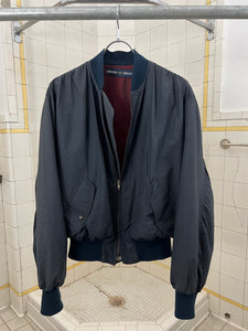 1980s Armani Cropped Nylon Bomber - Size M