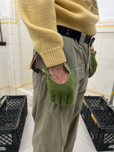 Load image into Gallery viewer, 1980s Armani Tonal Green Gloves - Size M