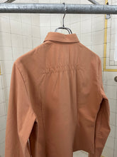 Load image into Gallery viewer, 2000s Mandarina Duck Cropped Dress Shirt with Back and Elbow Detailing - Size S