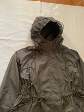 Load image into Gallery viewer, ss2004 Issey Miyake Military Khaki Bungee Cord Long Raincoat - Size M