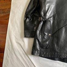 Load image into Gallery viewer, aw1991 Yohji Yamamoto 6.1 The Men Extended Black Cowhide Leather Jacket - Size OS