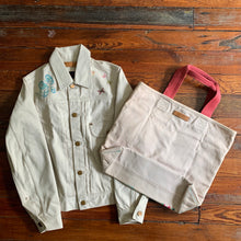 Load image into Gallery viewer, 2000s Issey Miyake x Lee Jean x Naoki Takizawa Illustrated Denim Jacket - Size S