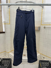 Load image into Gallery viewer, 2000s Armani Navy Futuristic Padded Nylon Pants - Size S