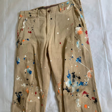 Load image into Gallery viewer, 2011 CDGH Khaki Paint Splatter Pants - Size M